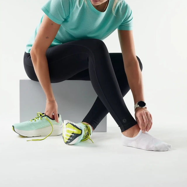 Smartwool chaussette discrète de course à pied pour femme - Blanc