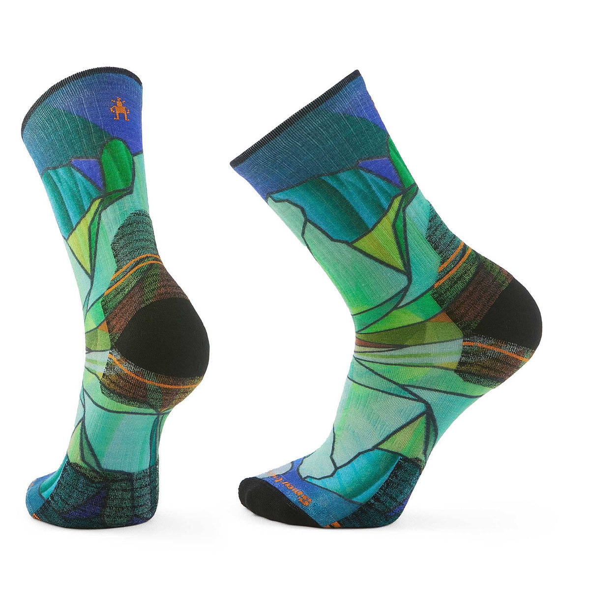 Smartwool Smartwool chaussette de randonnée imprimée Mirror Mountain pour homme