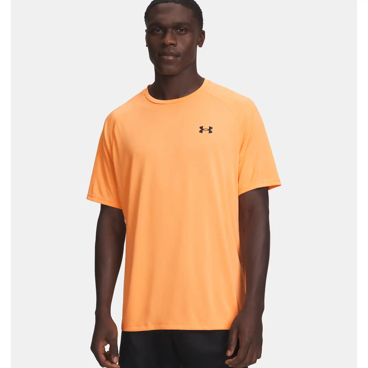 Under Armour UA Tech 2.0 haut à manches courtes pour hommes - Orange Bloc / White / Reflective