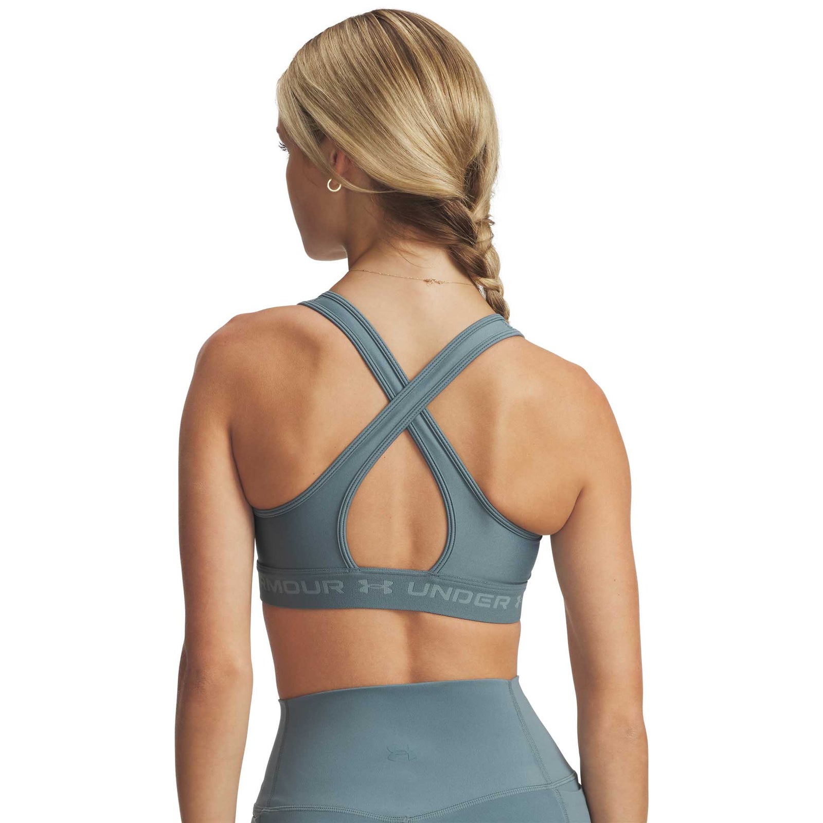 Under Armour UA Crossback Mid – Soutien-gorge sport croisé dans le dos pour femmes