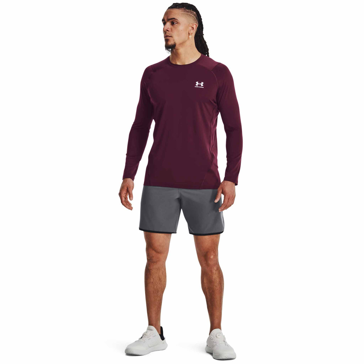 Under Armour UA HeatGear Armour Fitted T-shirt à manches longues pour hommes