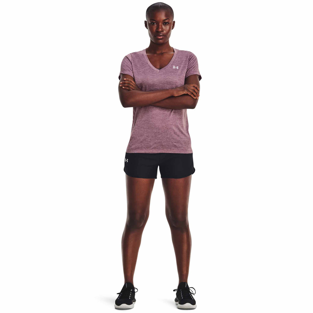 Under Armour UA Tech Twist - Haut avec encolure en V pour femmes
