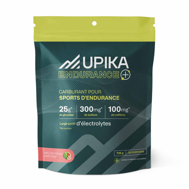 Upika Endurance Upika Endurance+ carburant caféiné pour sport d'endurance - 25 portions