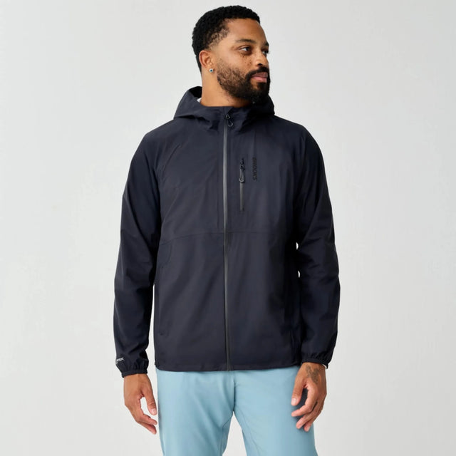 Brooks Canopy Waterproof Jacket men's waterproof jacket Black