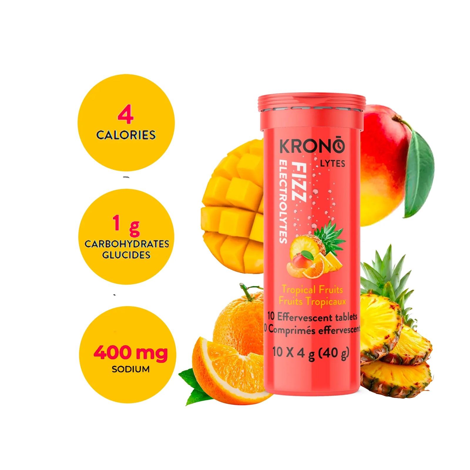 Krono Fizz Electrolytes Tropical Fruits