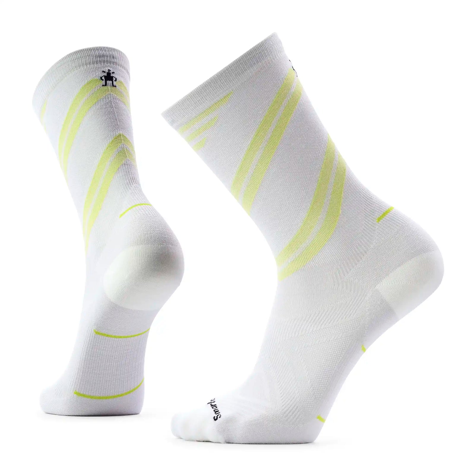 Smartwool chaussette de course Run Zero Cushion pour homme, coloris Blanc — image principale