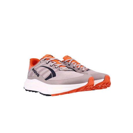 Inov-8 TrailFly Pro men Light Brown / Orange - three-quarter view
