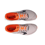 Inov-8 TrailFly Pro femme Brun clair / Orange - vue de dessus