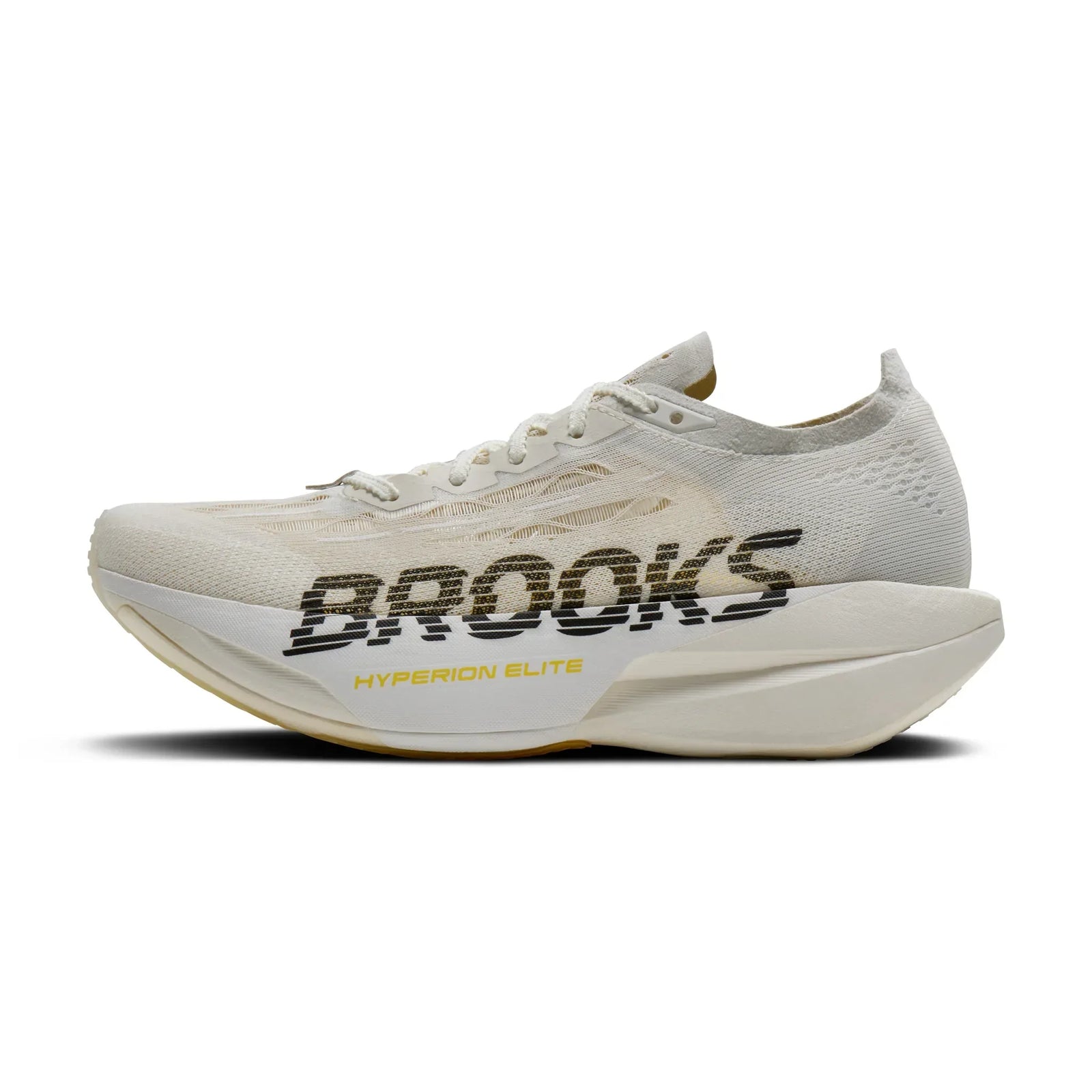 Brooks Hyperion Elite 6 chaussures de course à pied unisexes - Vaporous Grey / Yellow / Black