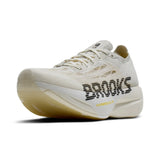 Brooks Hyperion Elite 6 chaussures de course à pied unisexes - Vaporous Grey / Yellow / Black