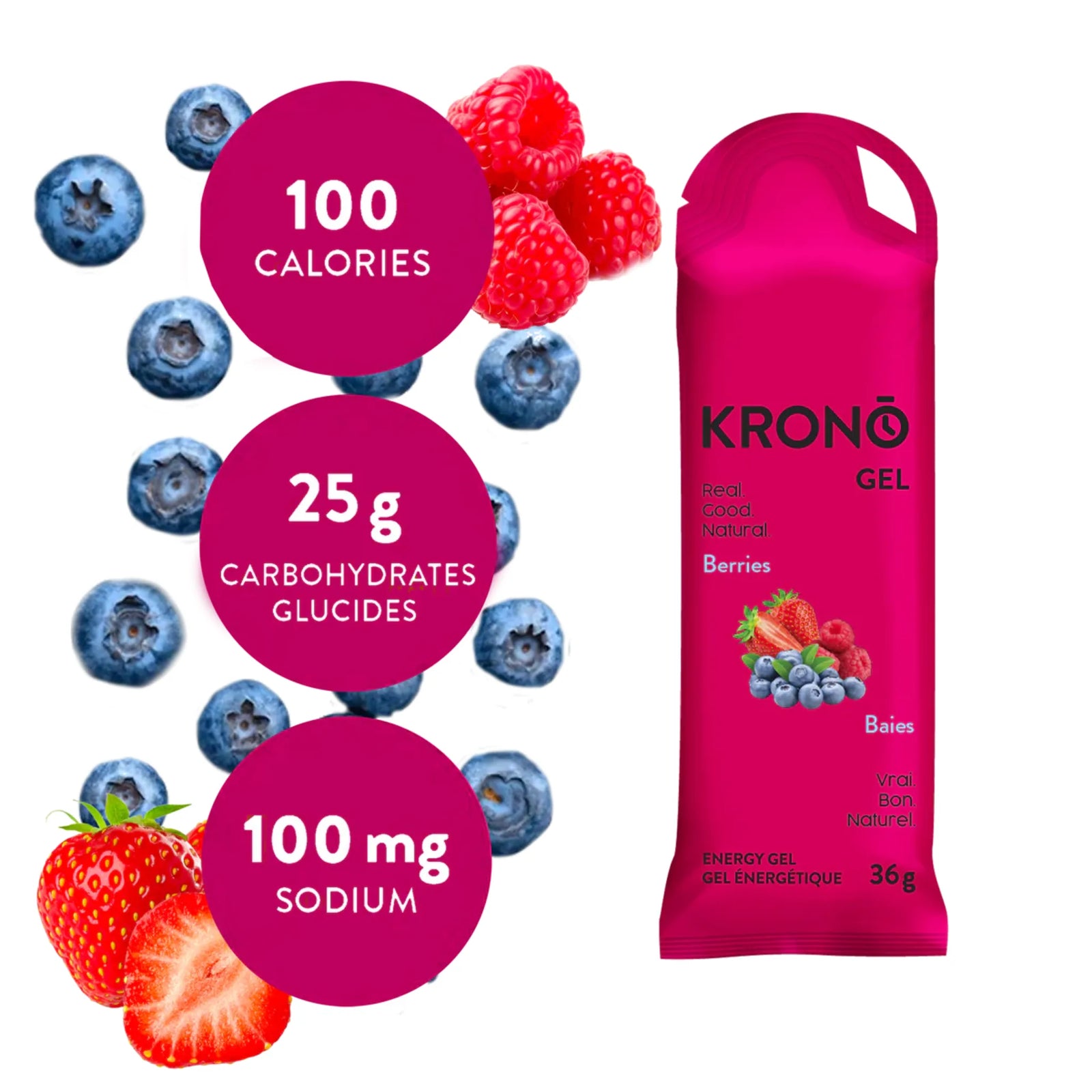 Krono Nutrition Energy Gel Wild Berries