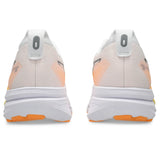ASICS Gel-Kayano 33 pour homme, coloris blanc et orange - vue arrière
