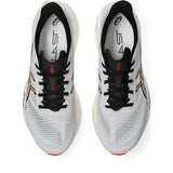 ASICS Sonicblast 2 pour homme, coloris blanc et orange - vue de dessus