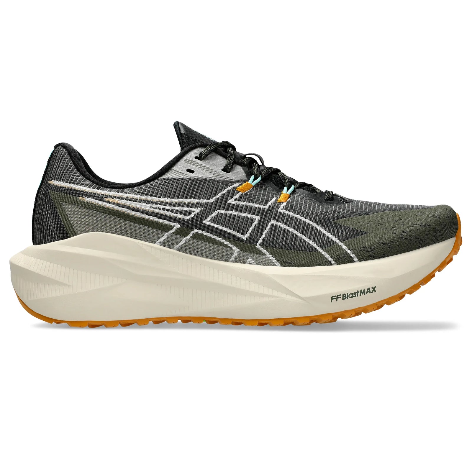 ASICS BlazeBlast road and trail running shoes for men - Black / Sandstorm
