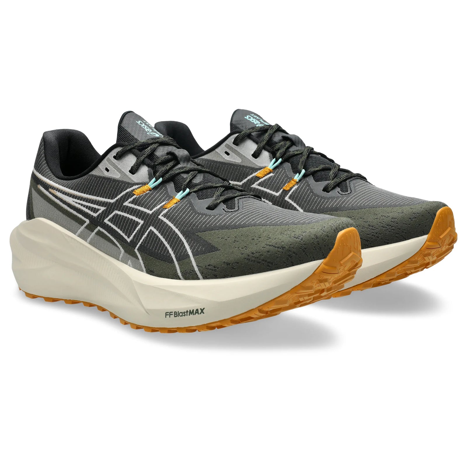 ASICS BlazeBlast road and trail running shoes for men - Black / Sandstorm