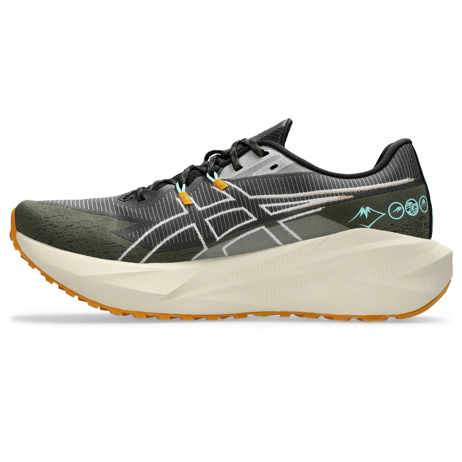 ASICS BlazeBlast road and trail running shoes for men - Black / Sandstorm
