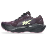 ASICS Novablast 6 GTX pour femme, coloris aubergine et noir - vue latérale intérieure