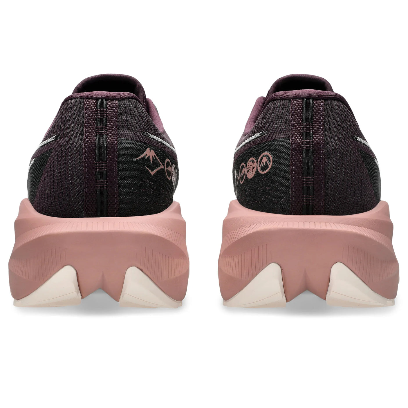 ASICS BlazeBlast chaussures de course route et sentier pour femme - Aubergine foncé / Rose poudré