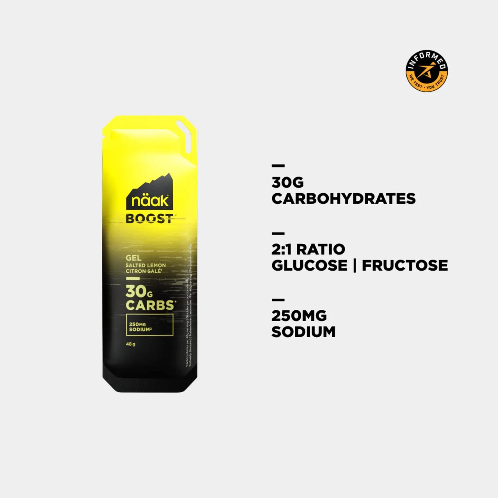 Näak Boost Gel 30 Citron salé