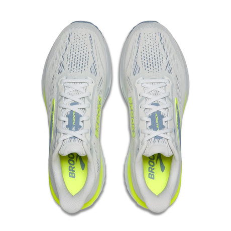Brooks Launch 12 chaussures de course à pied homme - White / Rainwashed / Nightlife