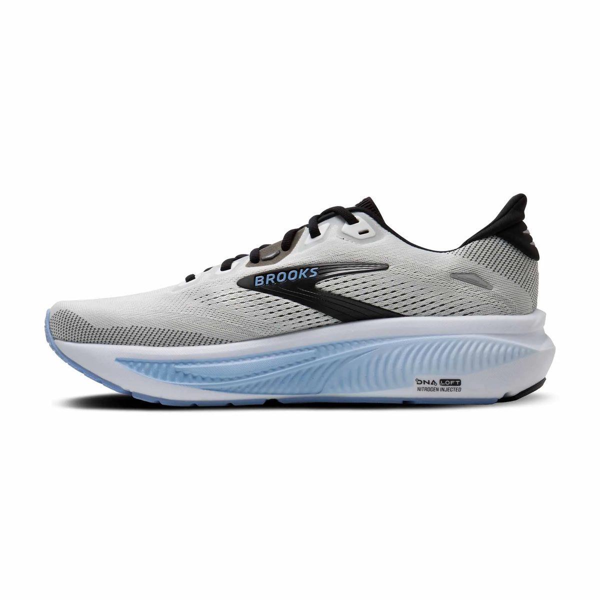 Brooks Ghost 18 Men's Running Shoes - White / Black / Open Air