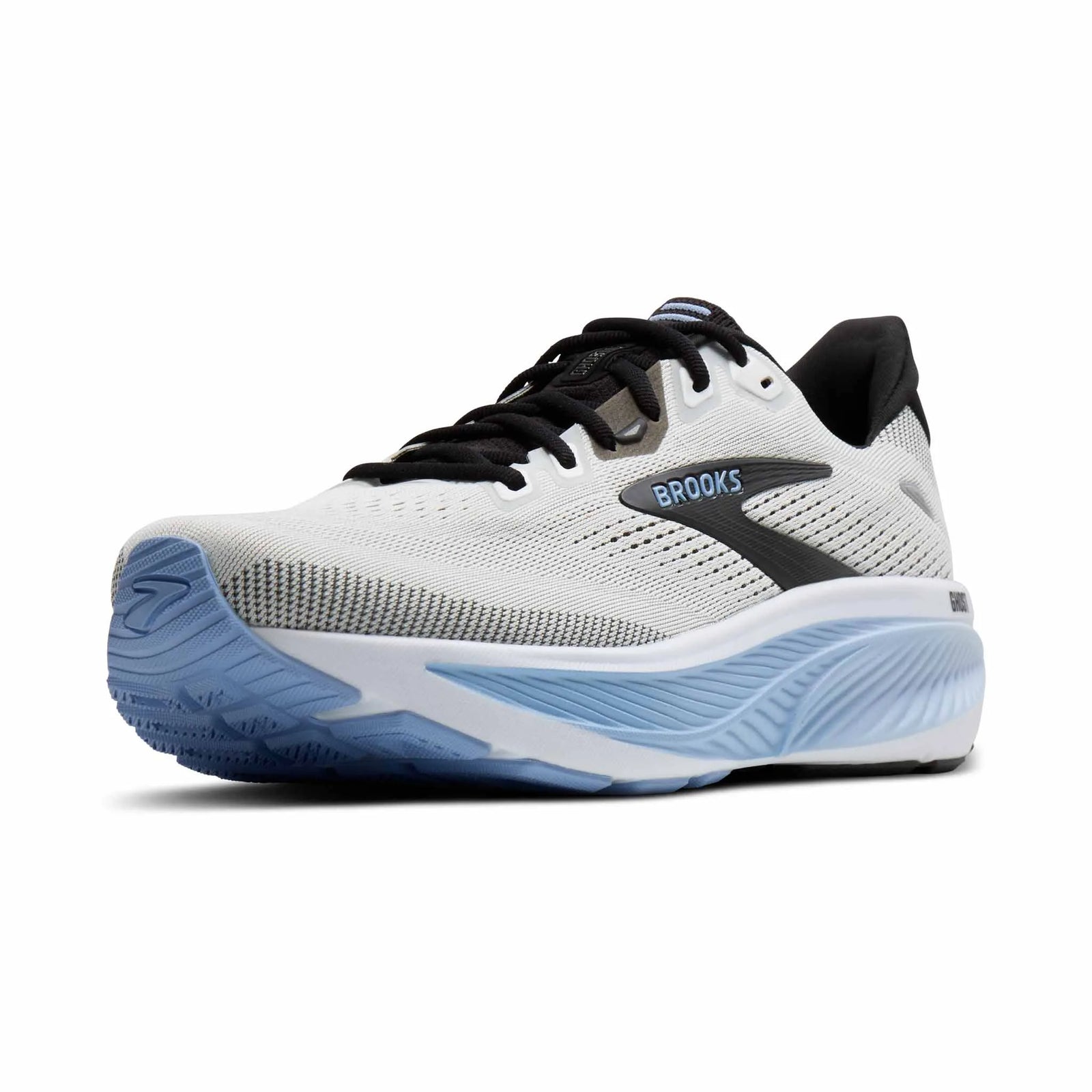 Brooks Ghost 18 Men's Running Shoes - White / Black / Open Air