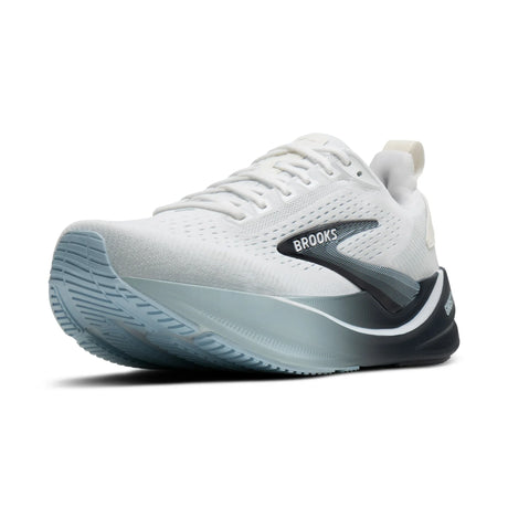 Brooks Ghost Max 4 chaussures de course à pied pour homme - Blanc / Marine / Bleu