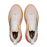 Brooks Ghost Max 4 chaussures de course à pied pour homme - Blanc / Orange / Rouge