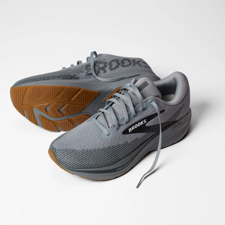 Brooks Ghost Amp Men's Running Shoes - Primer / Ebony / Oyster