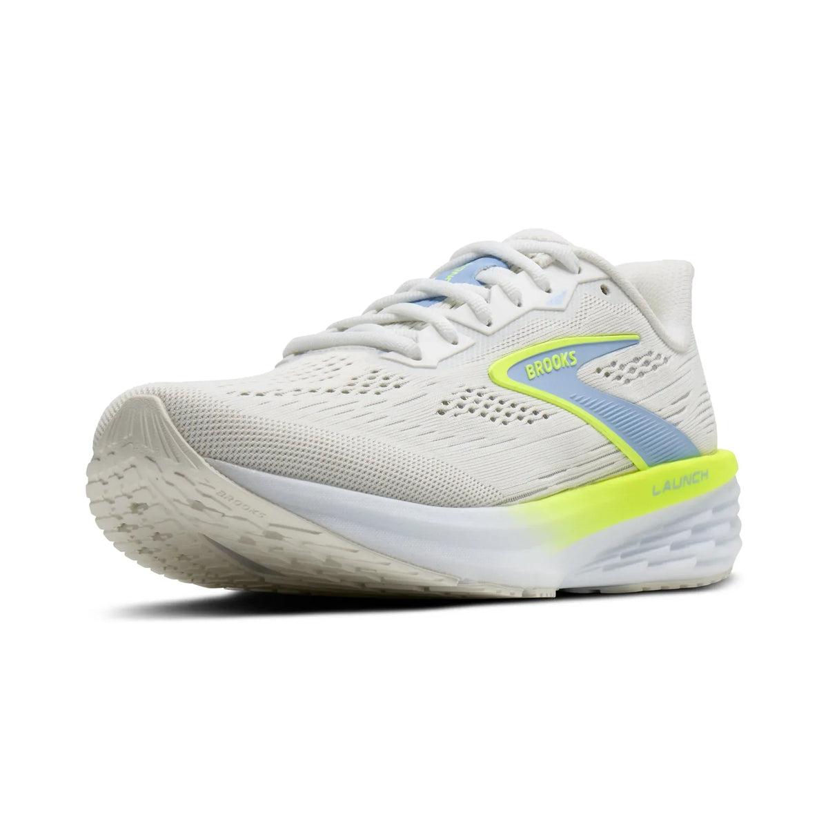 Brooks Launch 12 chaussures de course à pied femme - White / Open Air / Nightlife