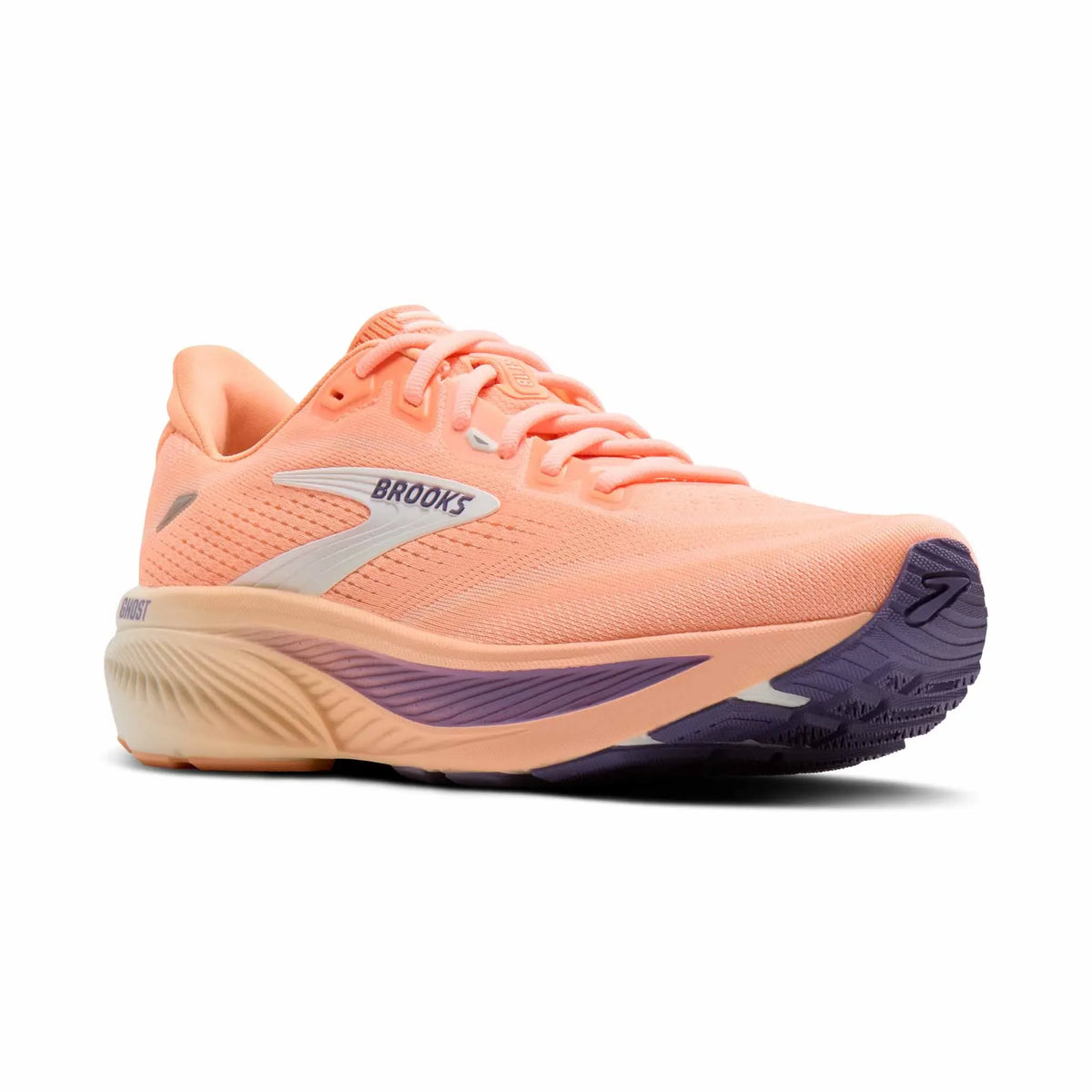 Brooks Ghost 18 Women's Running Shoes - Peach / Grape / Coconut
