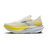 Brooks Hyperion Max 4 chaussures de course à pied pour femme - Blanc / Jaune Cyber / Noir
