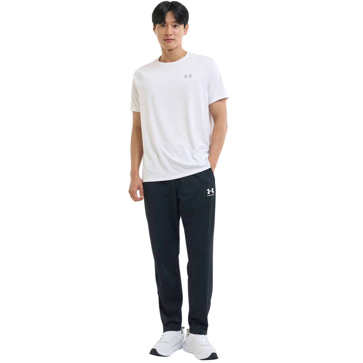UA Tech 2.0 t-shirt à manches courtes pour homme Blanc / Overcast Gray