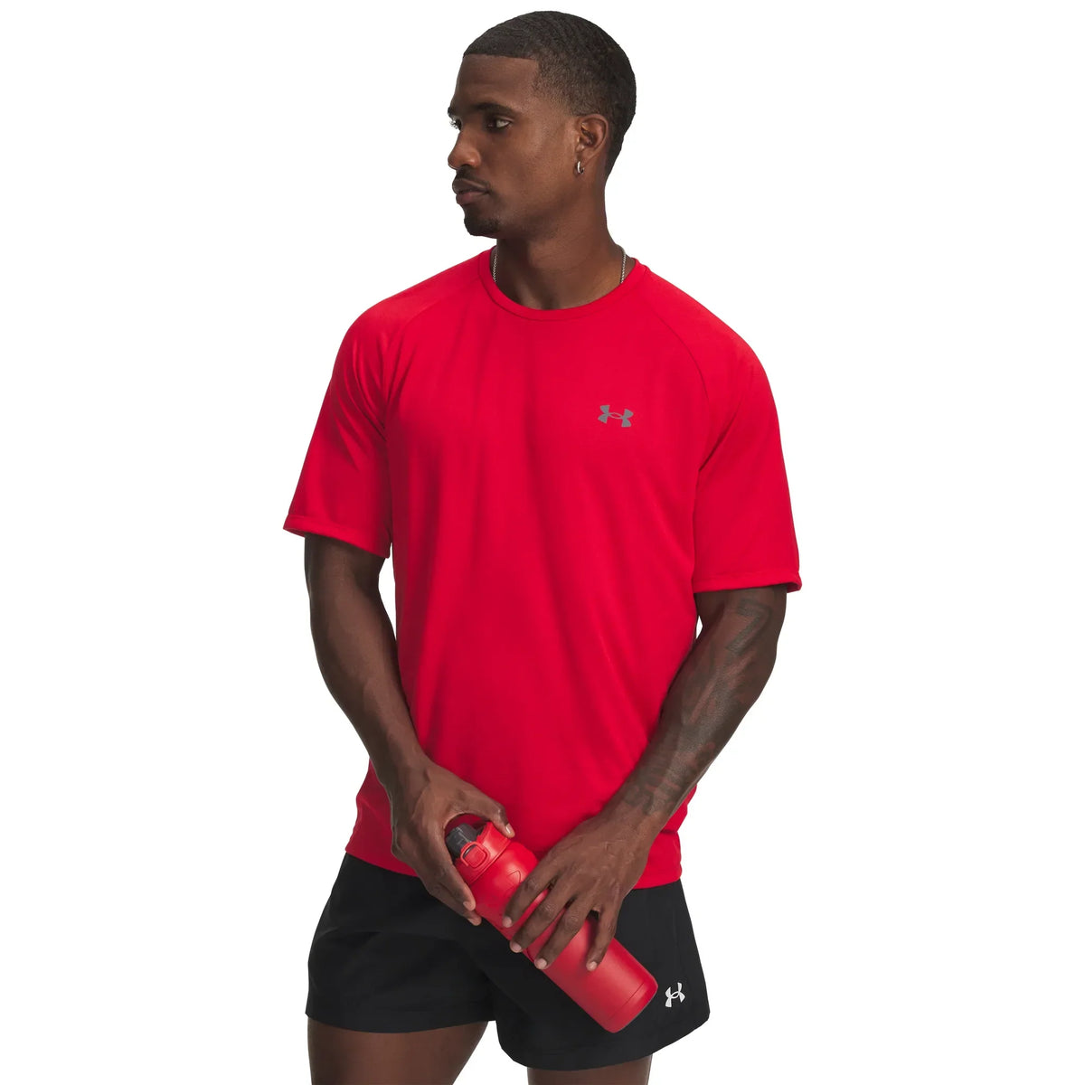 UA Tech 2.0 t-shirt à manches courtes pour homme Rouge / Graphite