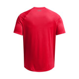 UA Tech 2.0 t-shirt à manches courtes pour homme Rouge / Graphite - dos