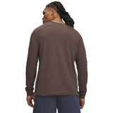 UA haut à manches longues avec logo à gauche pour homme Peppercorn / Noir - dos