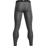 UA HeatGear Armour legging de compression pour homme Carbon Heather / Noir - dos