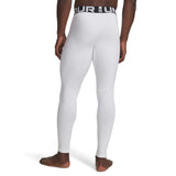 UA ColdGear legging de compression pour homme Blanc / Noir - dos