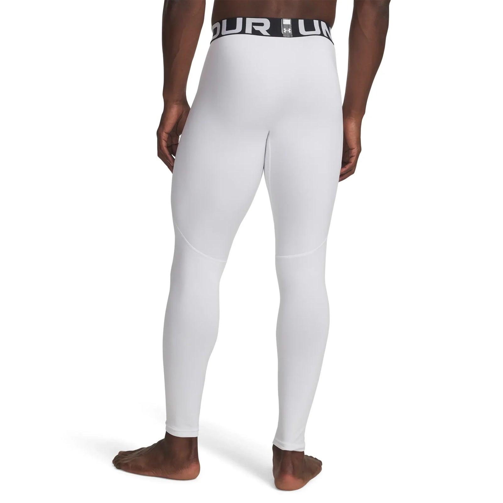 UA ColdGear legging de compression pour homme Blanc / Noir - dos