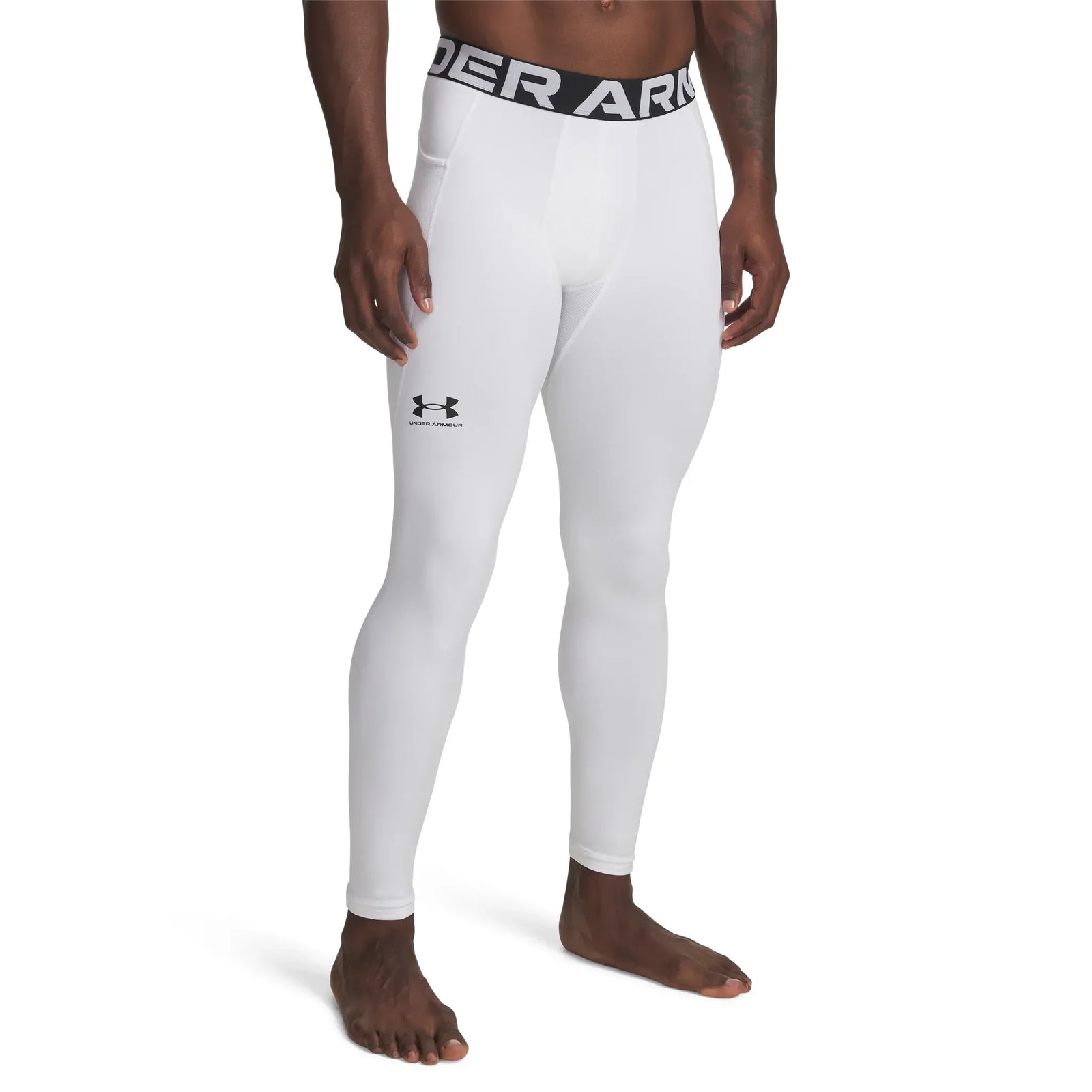 UA ColdGear legging de compression pour homme Blanc / Noir