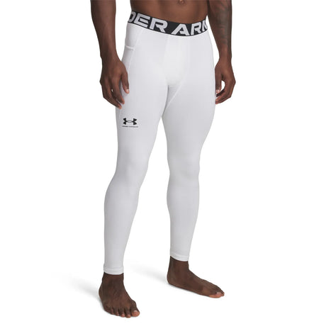 UA ColdGear legging de compression pour homme Blanc / Noir