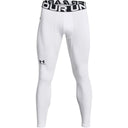 UA ColdGear legging de compression pour homme Blanc / Noir