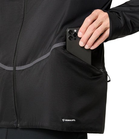 Veste de course à pied d'hiver ASICS Road Winter noir pour homme
