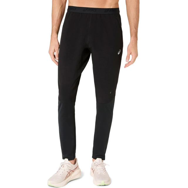 Pantalon de course à pied d'hiver ASICS Road Winter noir pour homme
