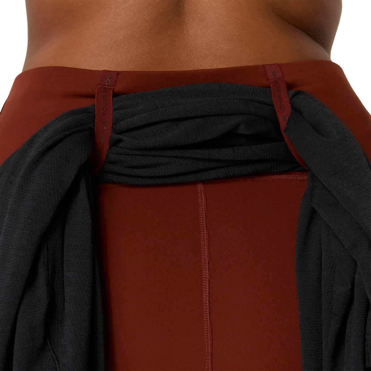 Legging ASICS Road Winter High Waist Singed Red pour femme