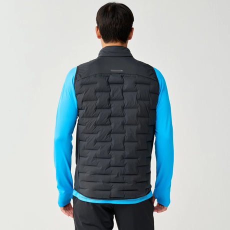 Brooks Momentum Thermal veste sans manches de course à pied pour homme – Noir (vue arrière)