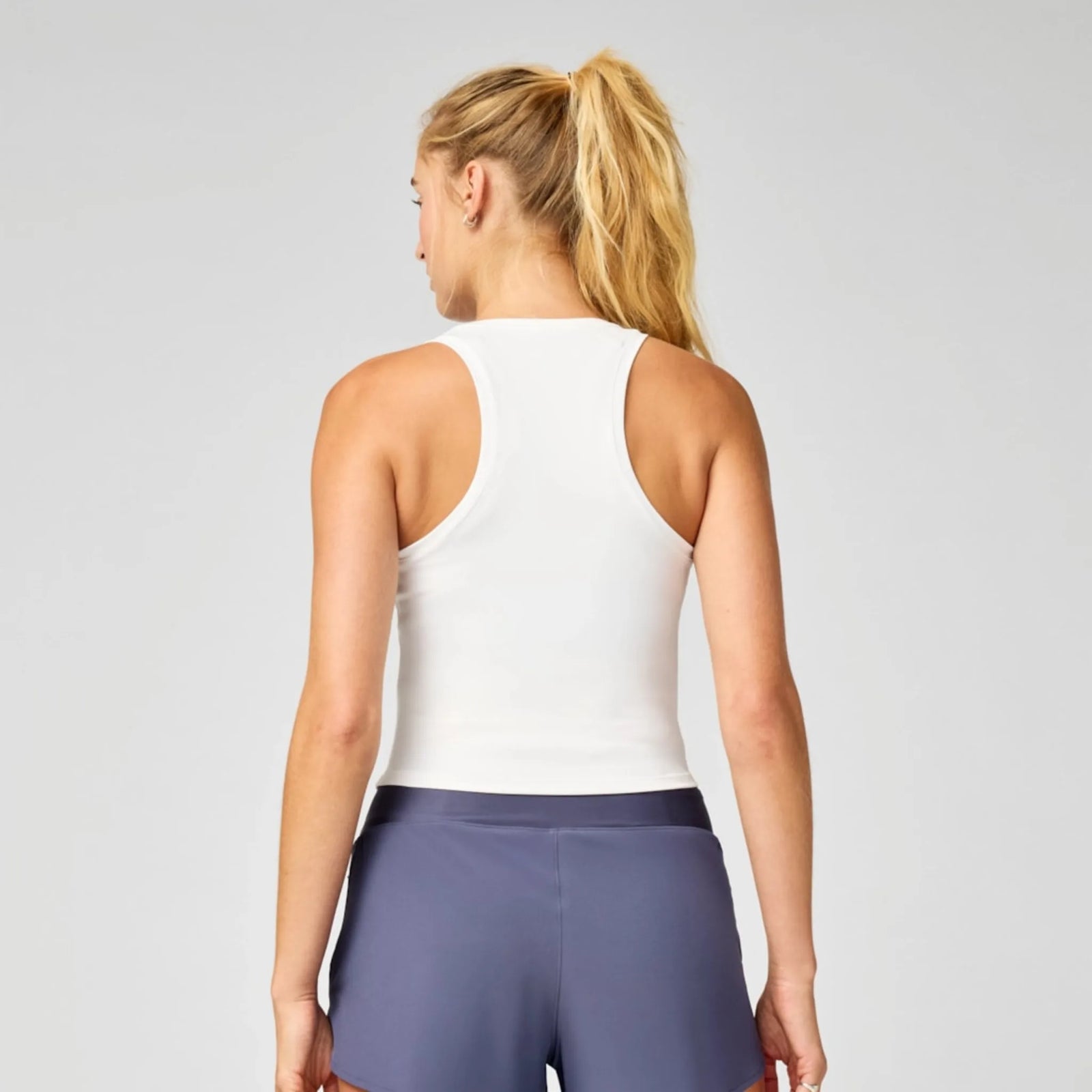 Brooks Dash camisole courte de course pour femme - Blanc