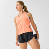 Brooks Hyperion Elite camisole de course pour femme - Cyber Peach