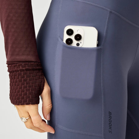 Brooks Momentum Thermal collant de course à pied pour femme – Nuit (détail 1)