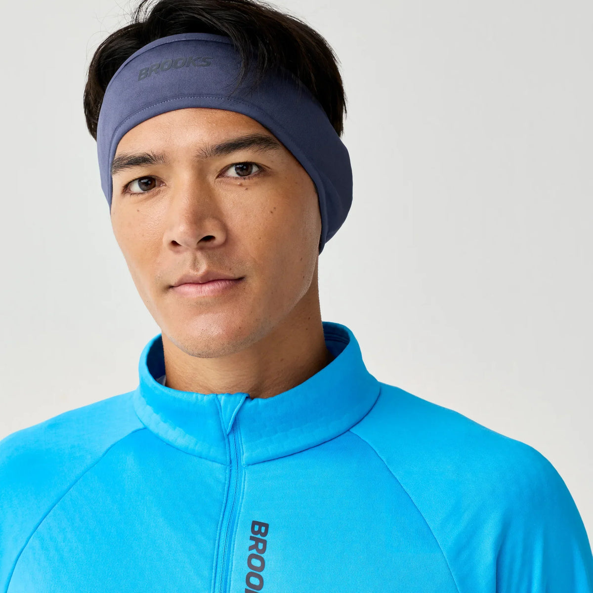 Brooks Momentum Thermal bandeau de course à pied – Nuit (vue avant)